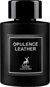 Maison Alhambra Opulence Leather parfum in matzwarte flacon